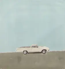 Cătălin Tăvală, El Camino, 2019, monotipie pe bază de ulei, pe pânză