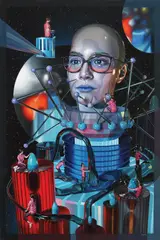 Vanity by Victor Fota, 2020, ulei pe aluminiu, offered Feb 2022