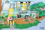 Marc, Ben & Jerry, acrilic pe pânză