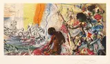 Pescari by Salvador Dalí, cromolitografie, sold Jan 2022