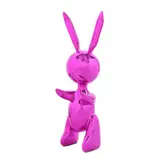 Jeff Koons, Purple Rabbit, rășină turnată la rece