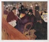 Henri Toulouse-Lautrec, Moulin Rouge, cromolitografie