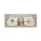 One Dollar (George Washington) by Andy Warhol, bancnotă de 1 dolar, sold Jan 2022