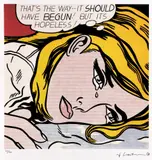 Roy Lichtenstein, Hopeless, cromolitografie