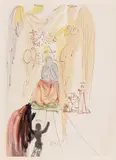 Grădina lui Hristos by Salvador Dalí, litografie în culori, sold Jan 2022