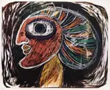 Victor Brauner, Tavola 7, 1952, cromolitografie
