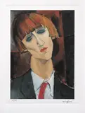 Amedeo Modigliani, Madame Kisling, cromolitografie