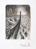 Simfonia bicicletelor by Salvador Dalí, cromolitografie, sold Jan 2022