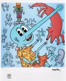 Keith Haring, Pinocchio, cromolitografie