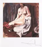 Modelul by Salvador Dalí, cromolitografie, sold Jan 2022