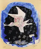 Georges Braque, Pasăre în zbor, 1959, serigrafie