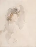 Visare by Nicolae Vermont, 1909, acuarelă pe hârtie, sold Jan 2022