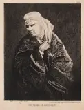 Theodor Aman, Orientală, acvaforte și gravură cu acul