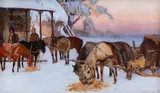 Stoica Dumitrescu, Popas la han
