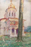 Horațiu Dimitriu, La Cozia, 1922, ulei pe pânză