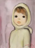Zina Blănuţă Etschberger, Inocență, acuarelă pe hârtie