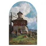 La Cozia by Alexandru Satmary, 1921, ulei pe pânză, offered Dec 2021
