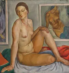 Gheorghe Ionescu Sin, Nud în atelier, 1925, ulei pe pânză