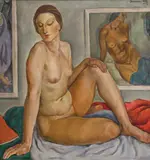Gheorghe Ionescu Sin, Nud în atelier, 1925, ulei pe pânză