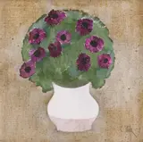 Violete by Constantin Piliuță, ulei pe pânză, sold Dec 2021