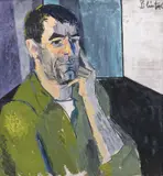 Constantin Piliuță, Autoportret în cămașă verde