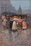 Emilian Lăzărescu, Vânzătoarea de flori