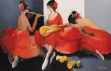 Corneliu Ionescu, Balerine, ulei pe pânză
