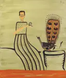 Levant by Sorin Ilfoveanu, 2015, tempera pe pânză, sold Dec 2021