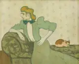 Iosif Iser, Supărate..., ulei pe carton