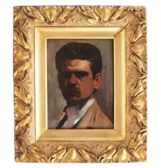 Frederic Storck, Autoportret, ulei pe carton