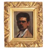 Frederic Storck, Autoportret, ulei pe carton
