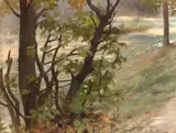 Apcar Baltazar, Margine de pădure, ulei pe pânză lipită carton