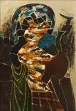 Madonă by Ion Alin Gheorghiu, 1987, ulei pe pânză, offered Nov 2021