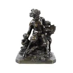 Familie de fauni by Michel Clodion, bronz, sold Nov 2021