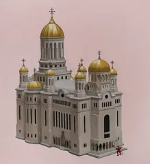 Adrian Preda, Dracul este cel mai aproape de ușa bisericii, 2018, ulei pe pânză
