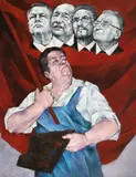 Marilena Murariu, Selfie Up, ulei pe pânză