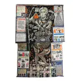 Sorin Tara, The Corrupted Bitch, 2011, tuș, markere și creioane colorate pe hartă