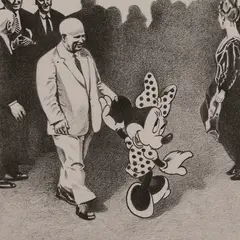 Daniela Bălăneanu, Minnie's best friend, creion pe hârtie