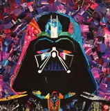 Ovidiu Solcan, Darth Vader, colaj din reviste reciclate, tăiate și lipite manual pe pânză