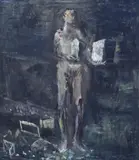 Bogdan Vlăduță, Autoportret, 2005, ulei pe pânză