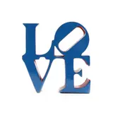 Robert Indiana, Love Blue, polipropilenă