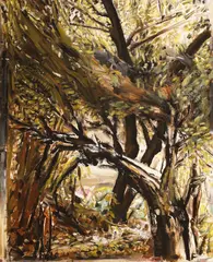 Constantin Pacea, El olivo del jardin de la villa Gadea, 2005, ulei pe pânză