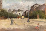 Nicolae Vermont, Piațetă în München (Maximilian Platz)