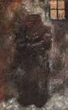 De strajă by Octav Băncilă, ulei pe pânză, sold Oct 2021