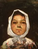 Apcar Baltazar, Țărăncuță, 1905-1909, ulei pe pânză lipită pe carton