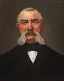 Friedrich Miess, Portret de bărbat, ulei pe pânză