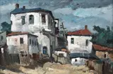 Jean Cheller, Margine de Iași, ulei pe carton