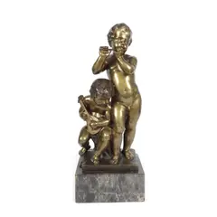 Peter Breuer, Cântecul dragostei, bronz, marmură