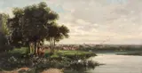 La păscut by sec. Xix Școală Central Europeană, ulei pe lemn, offered Sep 2021