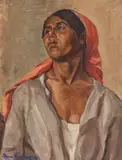 Ileana Rădulescu, Chivuță, 1932, ulei pe carton